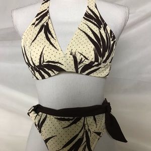 2 Piece Bikini Swimwear Bathing Suit Size 6
